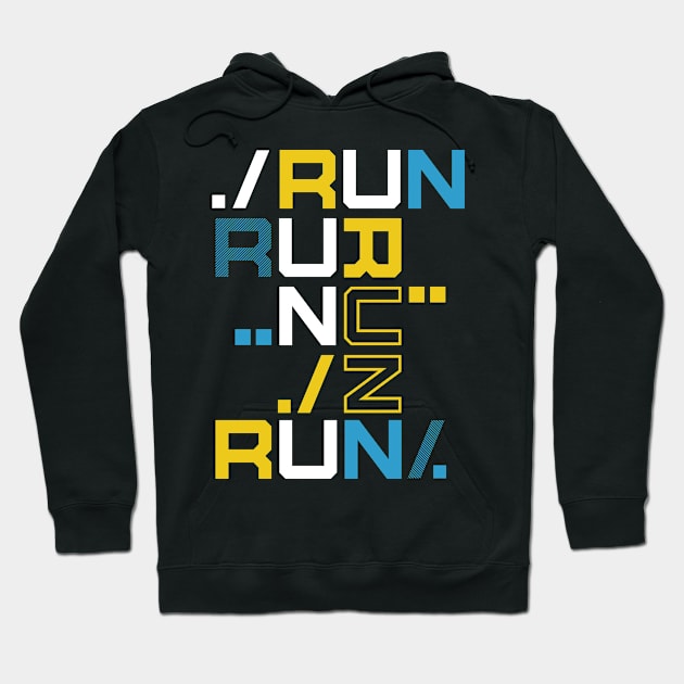 run Hoodie by HBfunshirts